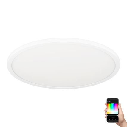 Eglo - LED RGBW Aptumšojama griestu lampa LED/16,5W/230V balta ZigBee