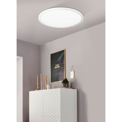 Eglo - LED RGBW Aptumšojama griestu lampa LED/16,5W/230V balta ZigBee