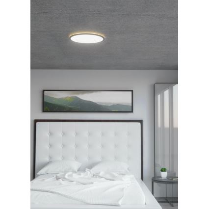 Eglo - LED RGBW Aptumšojama griestu lampa LED/16,5W/230V melna ZigBee