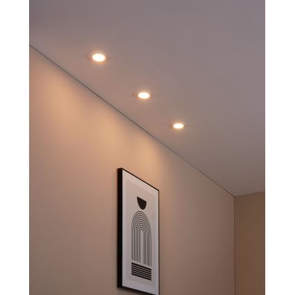 Eglo - KOMPLEKTS 3xLED Aptumšojama piekaramo griestu lampa FUEVA-Z  LED/2,8W/230V IP44