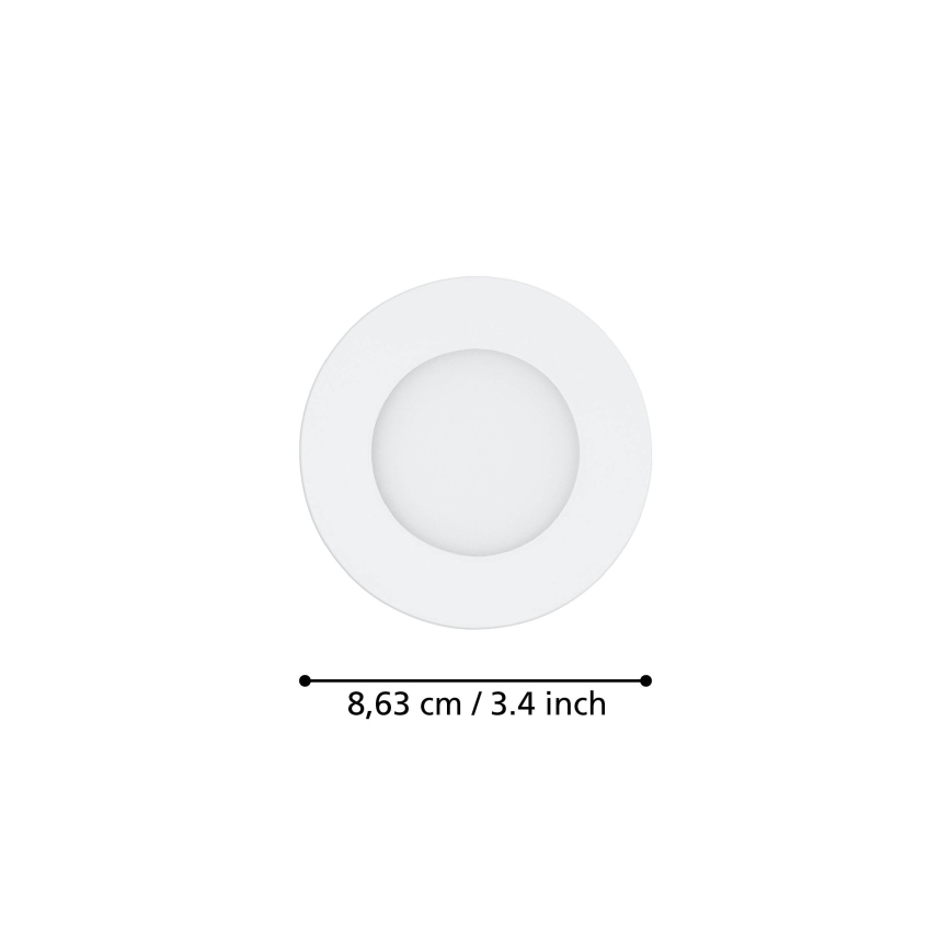 Eglo - KOMPLEKTS 3xLED Aptumšojama piekaramo griestu lampa FUEVA-Z  LED/2,8W/230V IP44
