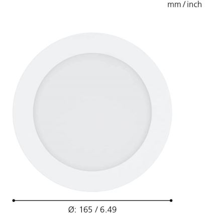 Eglo - LED Aptumšojama vannas istabas iegremdējama lampa LED/10,5W/230V IP44 ZigBee