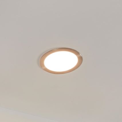 Eglo - LED regulējams vannas istabas iebūvējamais griestu gaismeklis LED/10,5W/230V IP44 ZigBee Ø 16,5 cm