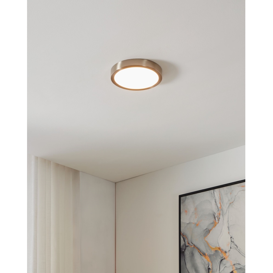 Eglo - Regulējama LED vannas istabas griestu lampa, LED 16,5 W, 230 V, IP44, ZigBee, Ø 21 cm