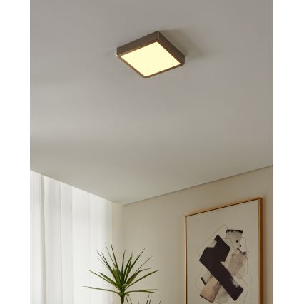 Eglo - LED vannas istabas gaismeklis ar regulējamu spilgtumu LED/16,5W/230V IP44 ZigBee 21x21 cm