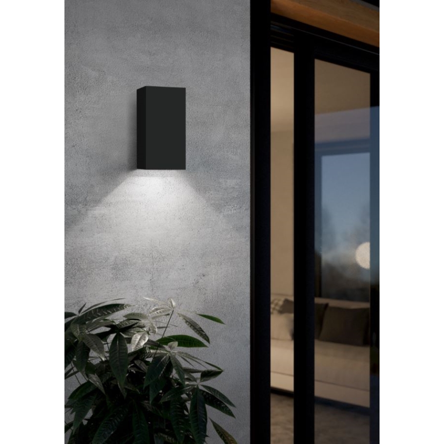 Eglo - LED RGB Aptumšojama āra sienas lampa 2xGU10/5W/230V IP55 2700-6500K