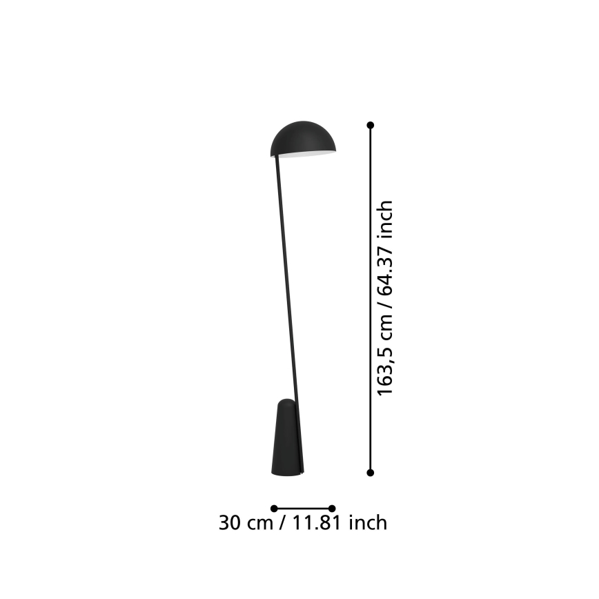 Eglo - Grīdas stāvlampa 1xE27/40W/230V