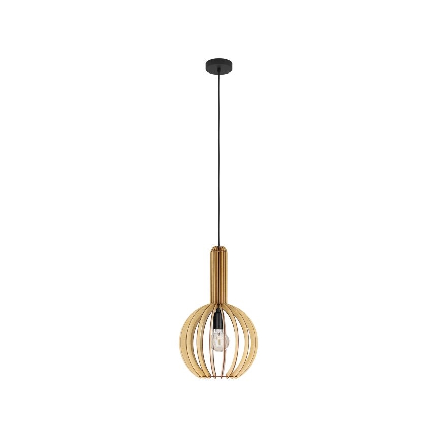 Eglo - Lustra ar auklu 1xE27/40W/230V d. 31 cm bēša