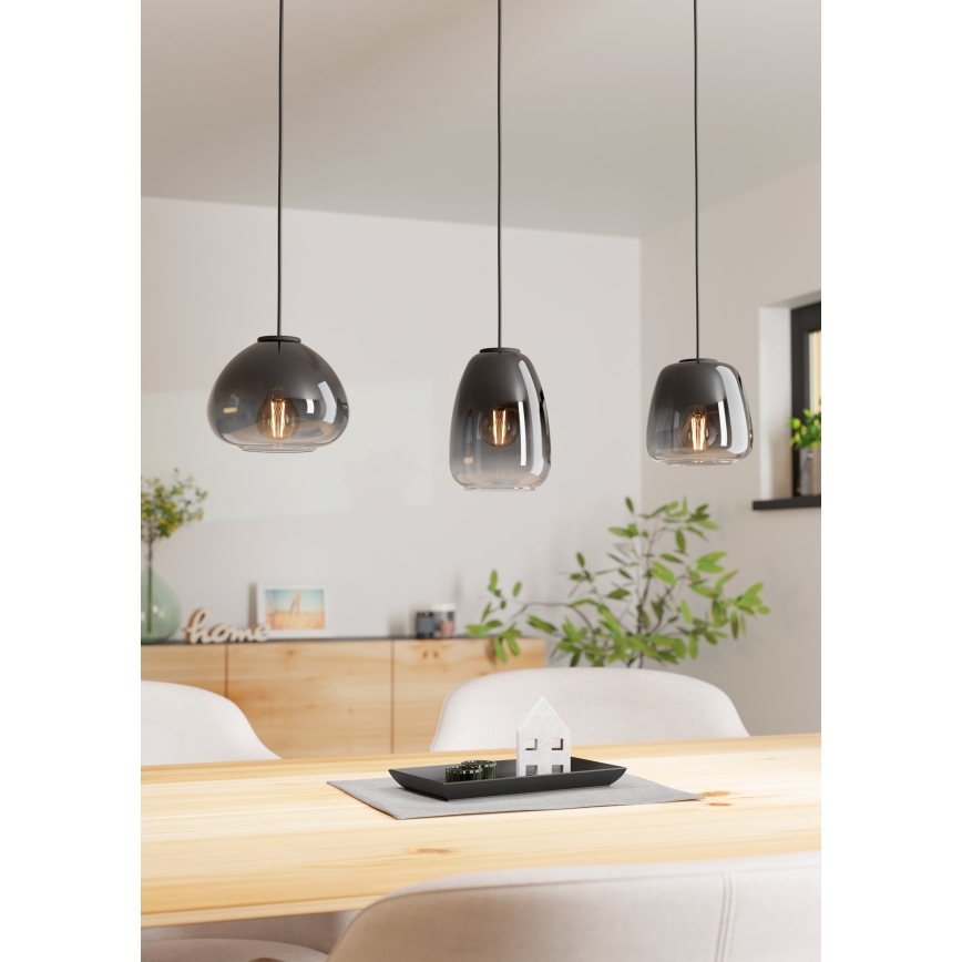 Eglo - Lustra ar auklu 3xE27/40W/230V