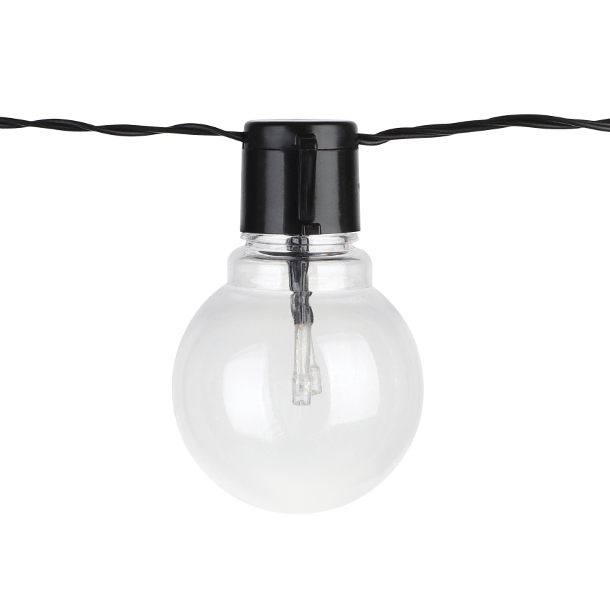 Eglo - LED Dekoratīva āra virtene 16xLED/0,064W/24V IP44 melna