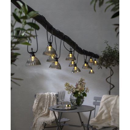 Eglo - LED Dekoratīva āra virtene 12xLED/0,066W/3,2V IP44