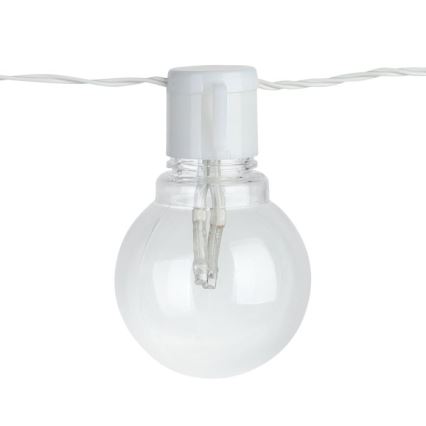 Eglo - LED Dekoratīva āra virtene 16xLED/0,064W/24V IP44 balta