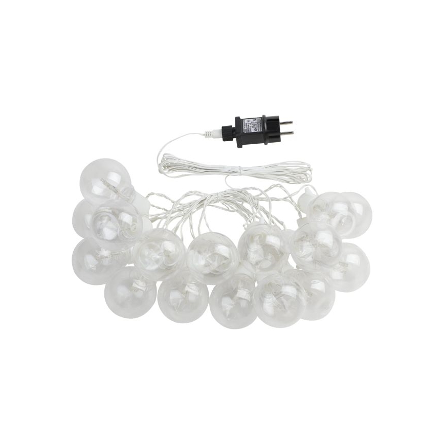Eglo - LED Dekoratīva āra virtene 16xLED/0,064W/24V IP44 balta