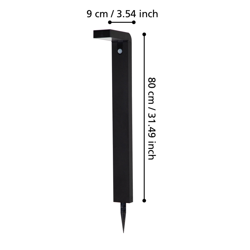 Eglo - LED Āra saules lampa ar sensoru 18xLED/0,2W/3,7V 2200 mAh IP44