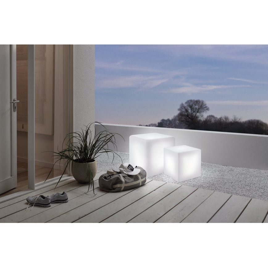 Eglo - Āra grīdas lampa 1xE27/15W/230V 40x40 cm IP65