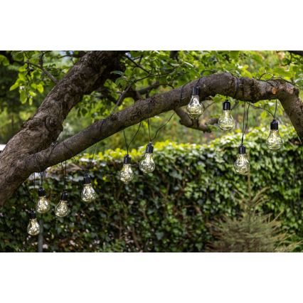 Eglo - LED Dekoratīva āra virtene 10xLED/0,06W/3V IP44