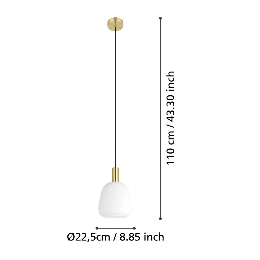 Eglo - Lustra ar auklu 1xE27/40W/230V
