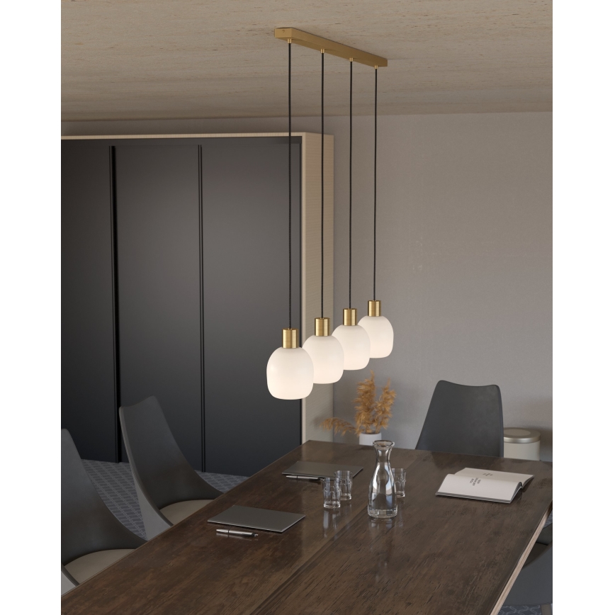Eglo - Lustra ar auklu 4xE27/40W/230V
