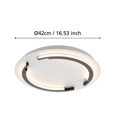 Eglo - LED Aptumšojama griestu lampa LED/25W/230V 3000K d. 42 cm