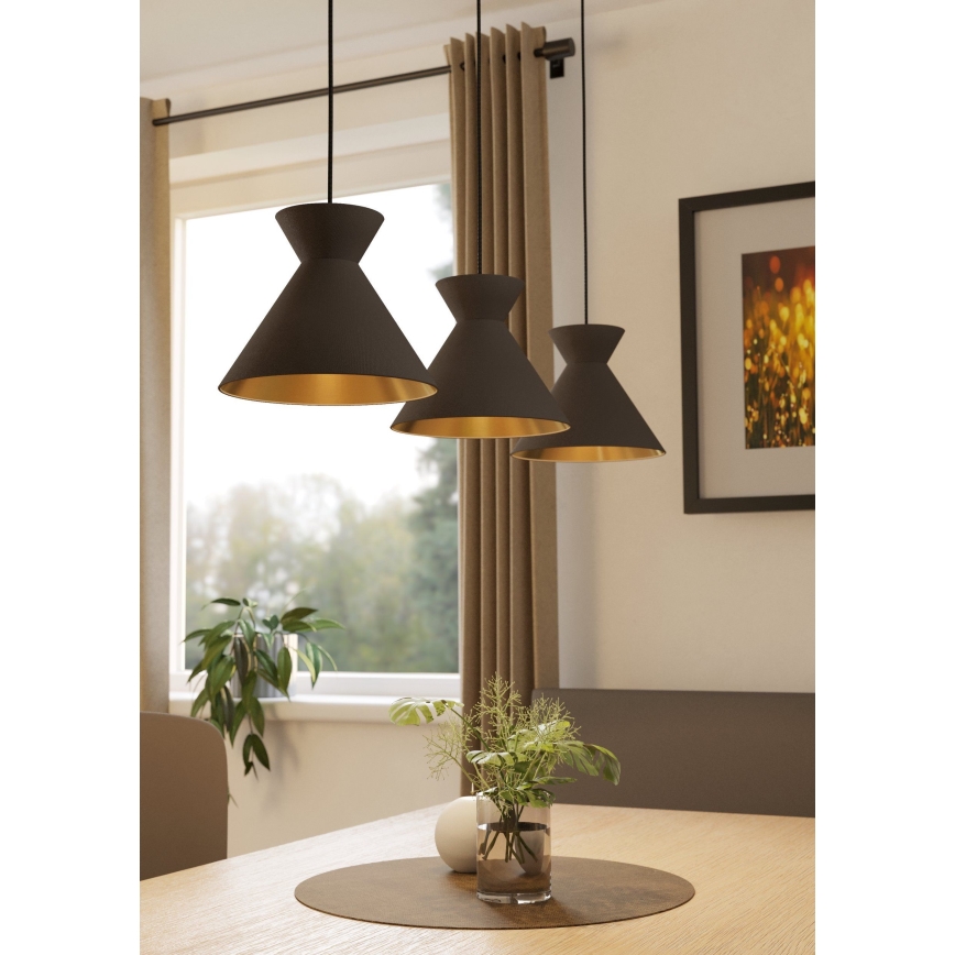 Eglo 900348 - Pakaramā lustra NASTASIA uz troses 3xE27/40W/230V