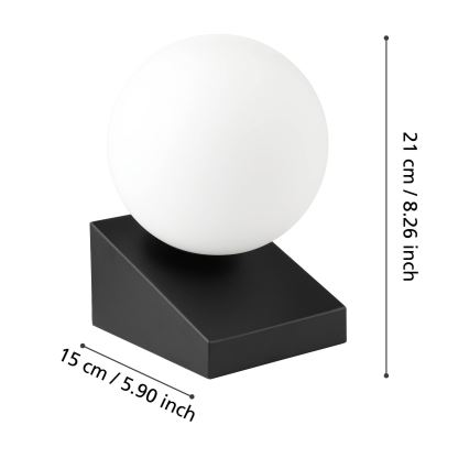 Eglo - Galda lampa 1xE14/40W/230V