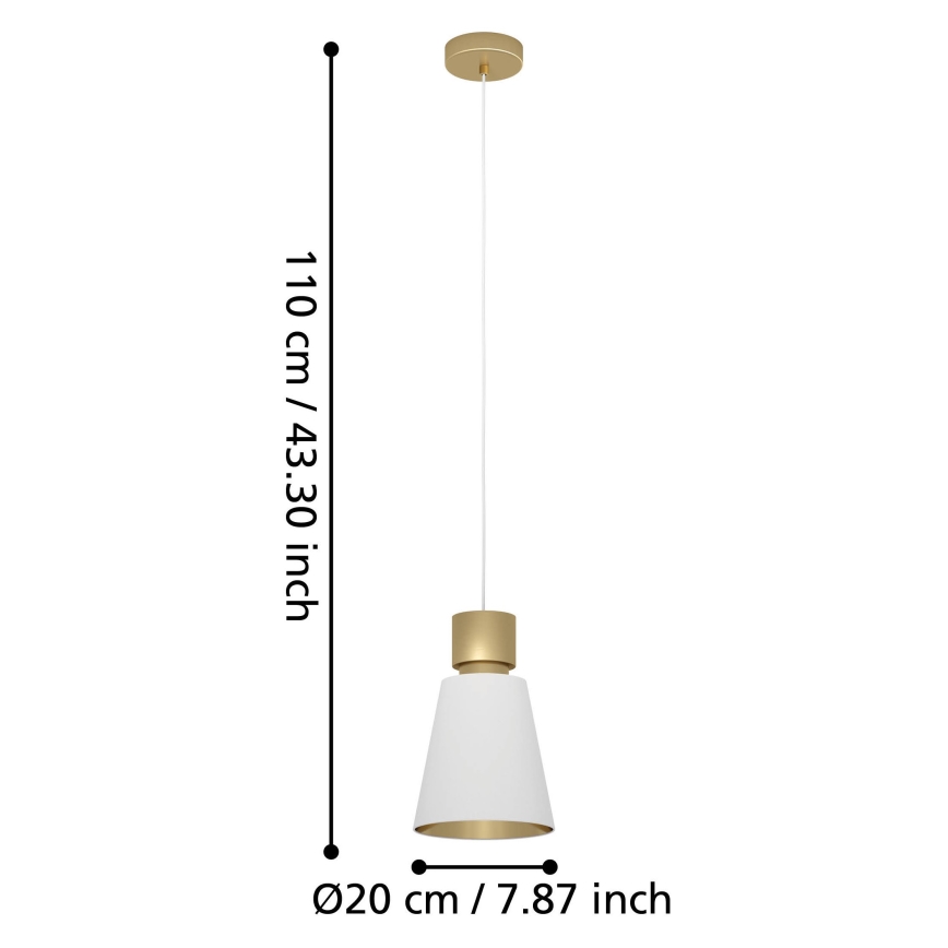 Eglo - Lustra ar auklu 1xE27/40W/230V