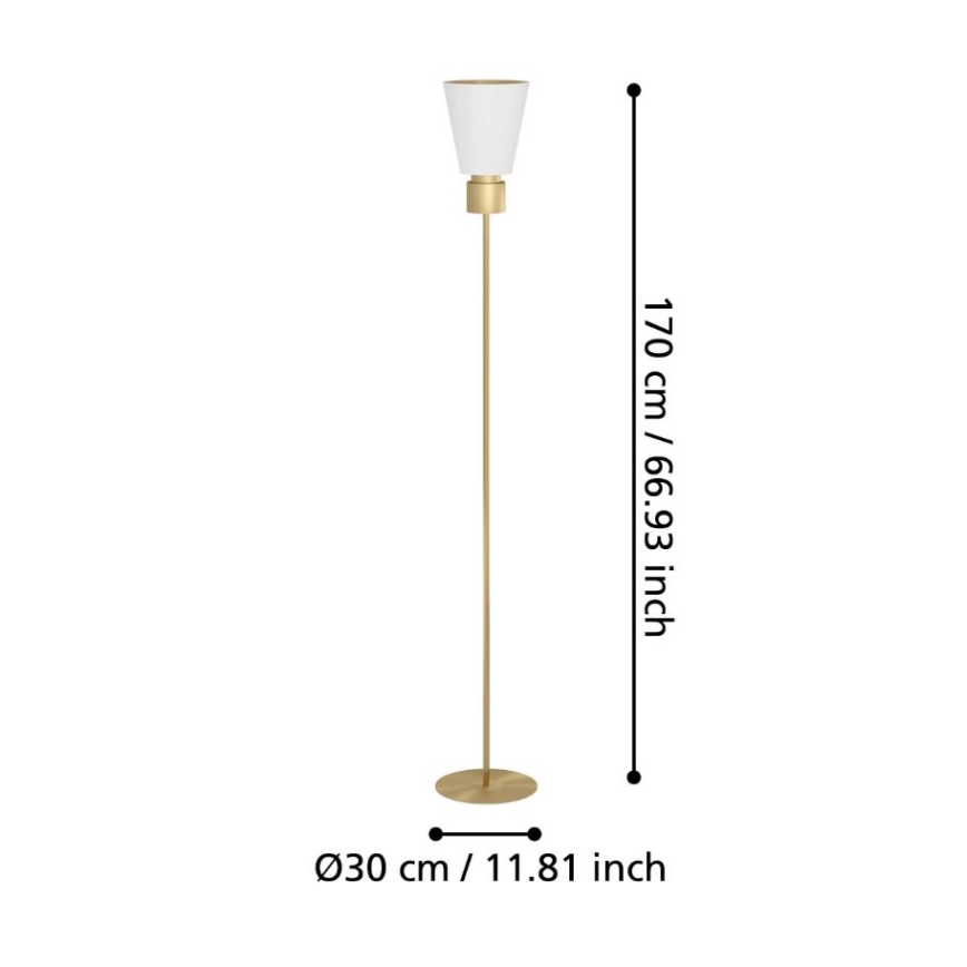 Eglo - Grīdas stāvlampa 1xE27/40W/230V