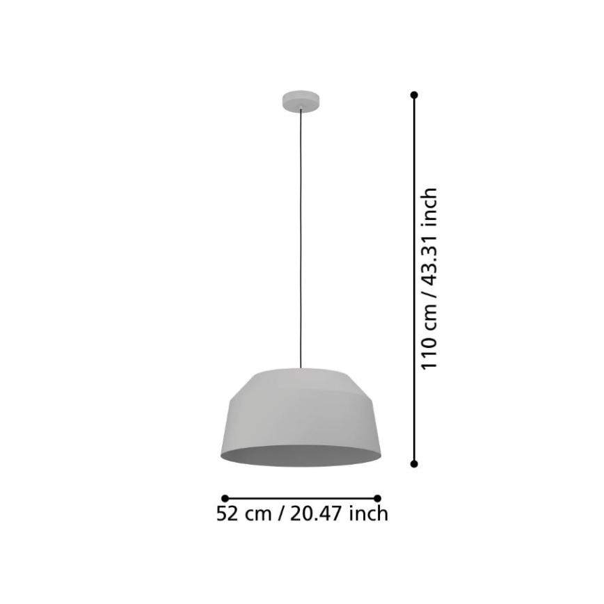 Eglo - Lustra ar auklu 1xE27/40W/230V d. 52 cm