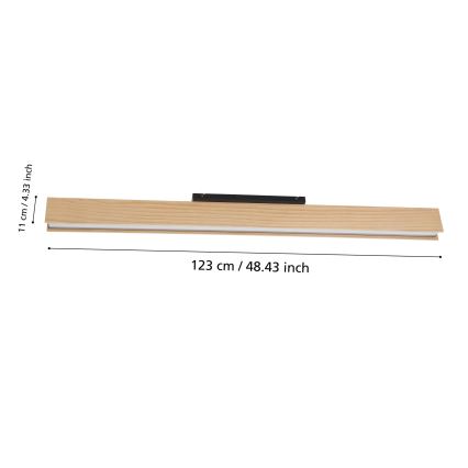 Eglo - LED RGBW Aptumšojama griestu lampa LED/35W/230V 2700-6500K