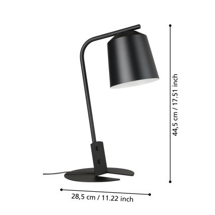 Eglo - Galda lampa 1xE27/40W/230V