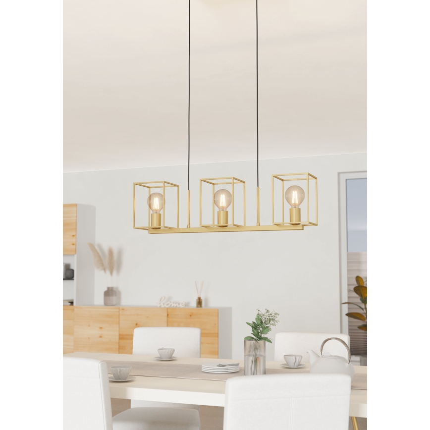 Eglo - Lustra ar auklu 3xE27/40W/230V