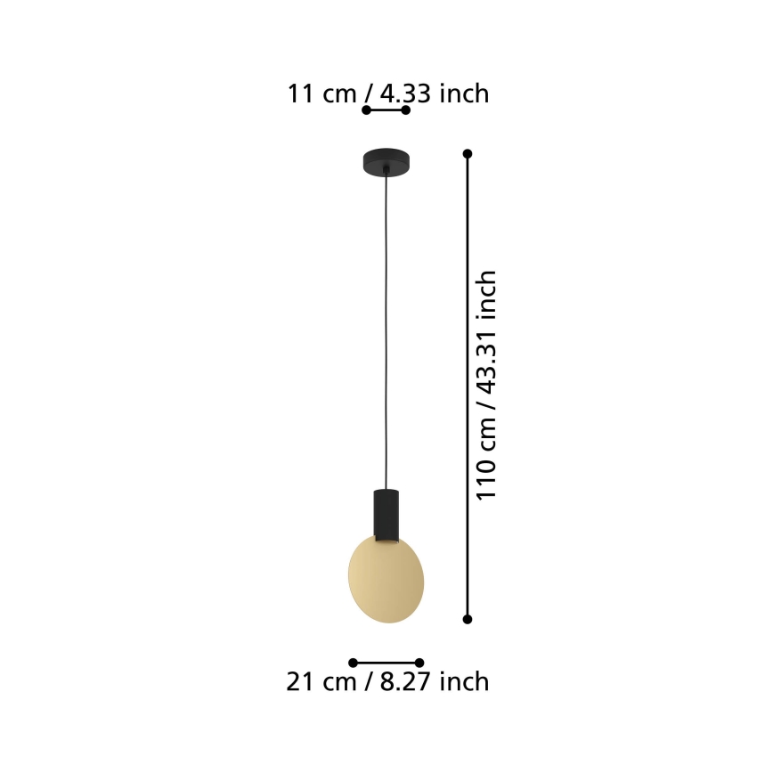 Eglo - LED Lustra ar auklu 1xGU10/4,5W/230V 3000K