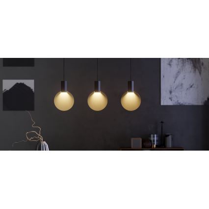 Eglo - LED Lustra ar auklu 3xGU10/4,5W/230V 3000K
