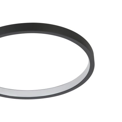 Eglo - LED ptumšojama griestu lampa LED/15W/230V melna + tālvadības pults