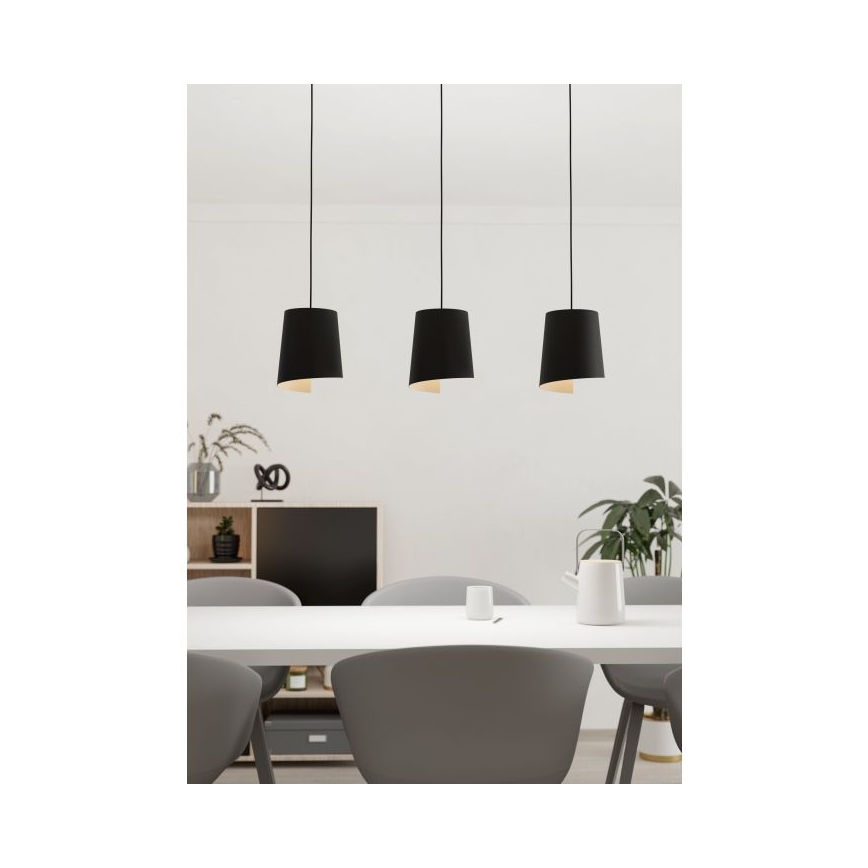 Eglo - Lustra ar auklu 3xE27/40W/230V