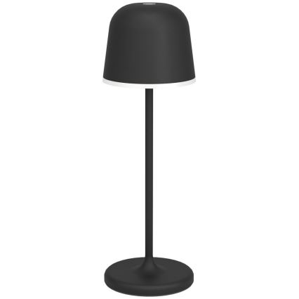 Eglo - LED Aptumšojama āra uzlādējama lampa LED/2,2W/5V 1800 mAh melna IP54