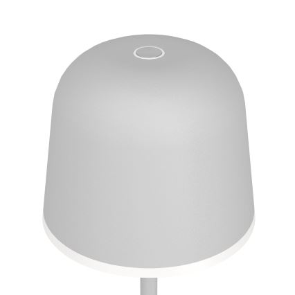 Eglo - LED Aptumšojama āra uzlādējama lampa LED/2,2W/5V 1800 mAh pelēka IP54