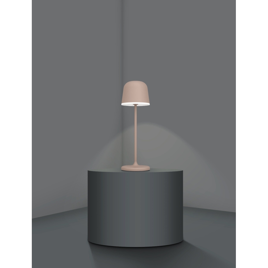 Eglo - LED Aptumšojama āra uzlādējama lampa LED/2,2W/5V 1800mAh brūna IP54