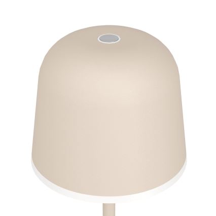 Eglo - LED Aptumšojama āra uzlādējama lampa LED/2,2W/5V 1800mAh bēša IP54