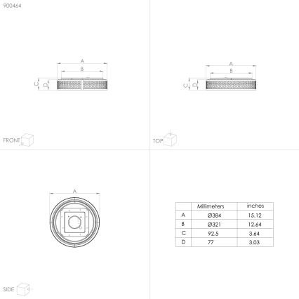 Eglo - LED Griestu lampa LED/24W/230V