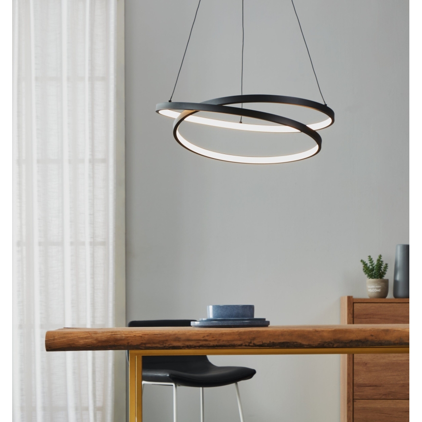 Eglo - LED Lustra ar auklu LED/36W/230V