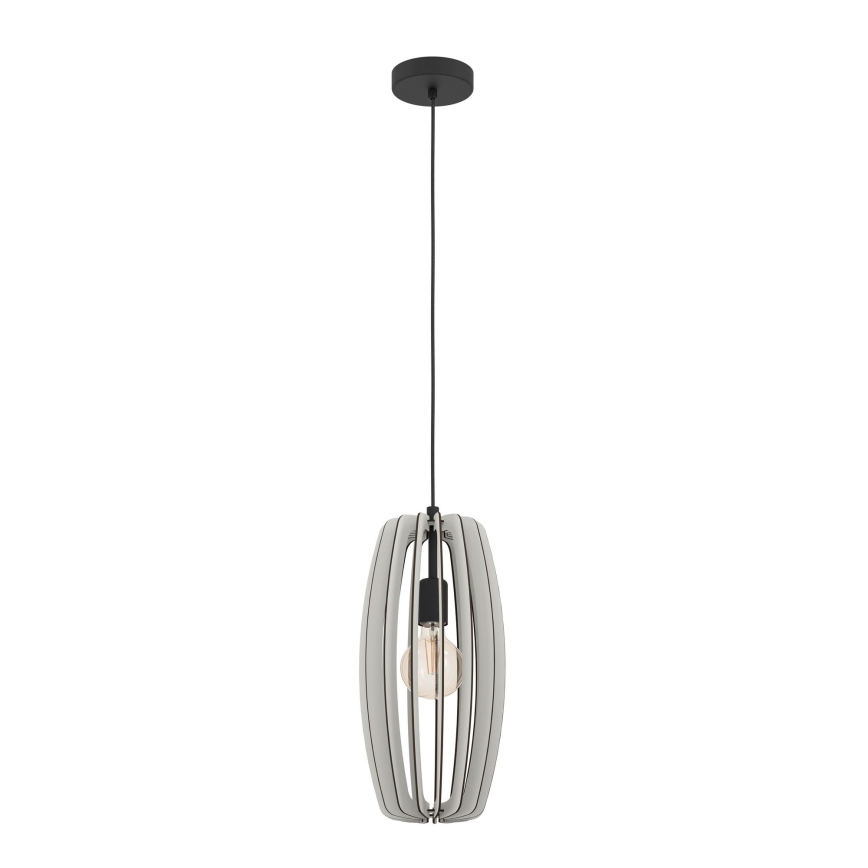 Eglo - Lustra ar auklu 1xE27/40W/230V krēmkrāsa