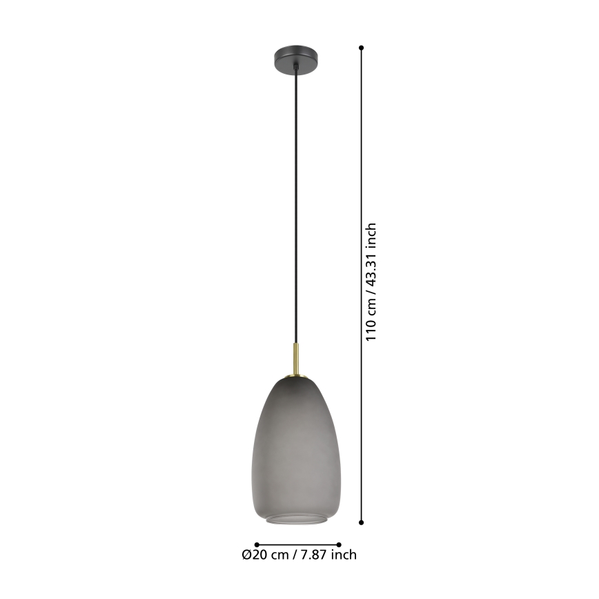 Eglo - Lustra ar auklu 1xE27/40W/230V
