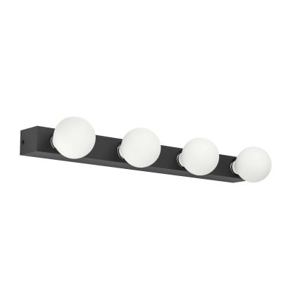 Eglo - Sienas lampa 4xE27/40W/230V melna