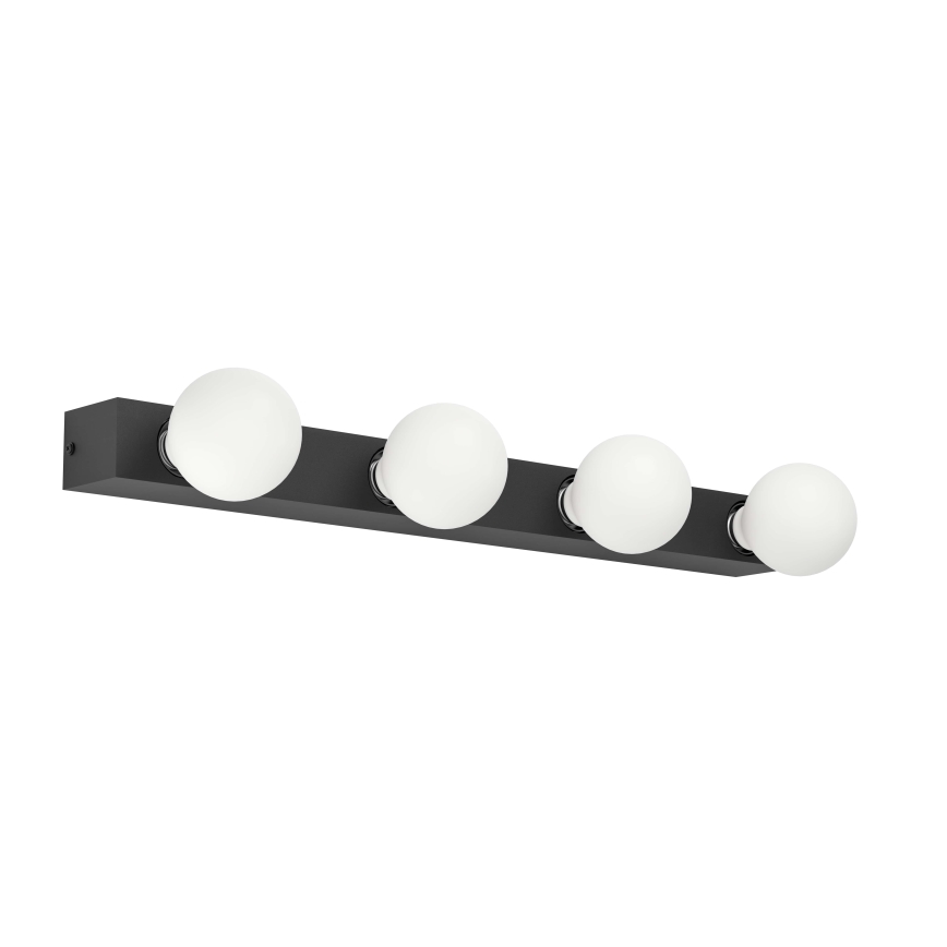 Eglo - Sienas lampa 4xE27/40W/230V melna