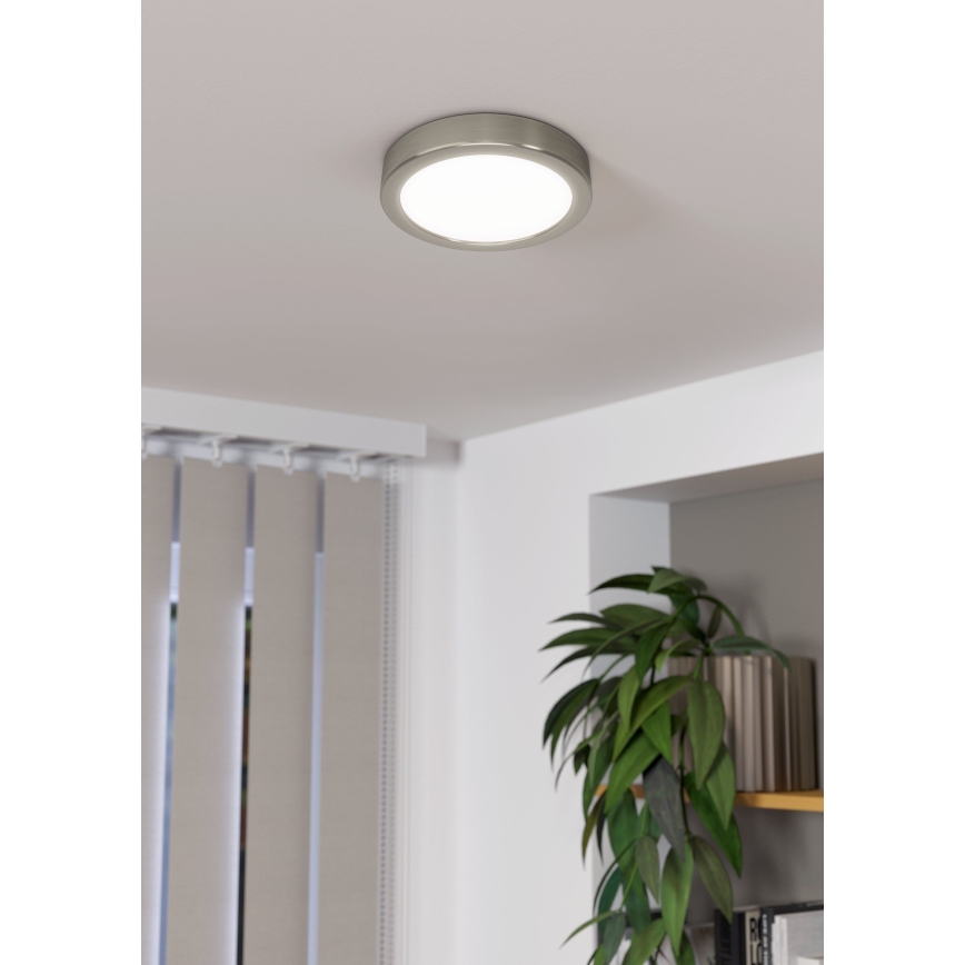 Eglo - LED Aptumšojama griestu lampa LED/11W/230V matēts hroms