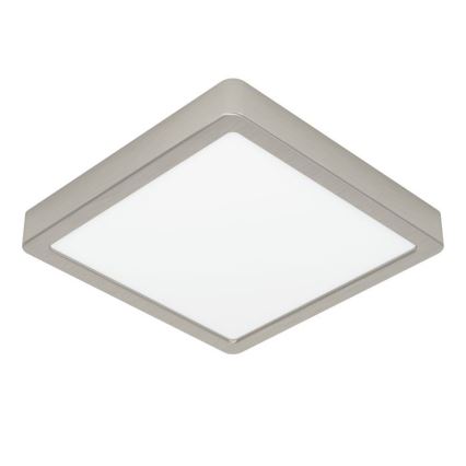 Eglo - LED dimmējams griestu gaismeklis LED/17W/230V, matēta hroma apdare, 21x21 cm