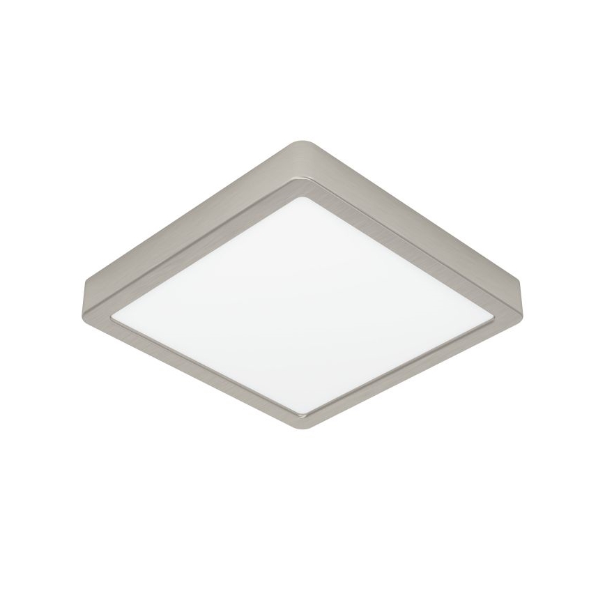 Eglo - LED dimmējams griestu gaismeklis LED/17W/230V, matēta hroma apdare, 21x21 cm