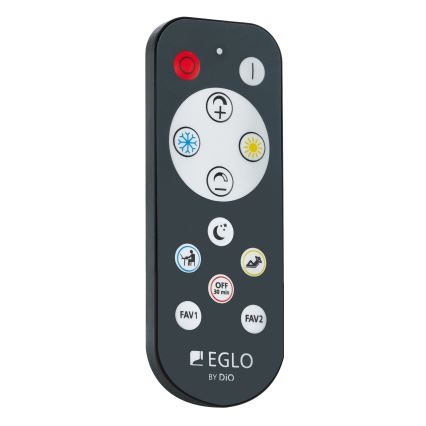 Eglo - LED Aptumšojama griestu lampa LED/25,6W/230V + tālvadības pults