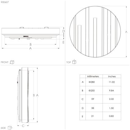 Eglo - LED Griestu lampa LED/10W/230V d. 28 cm